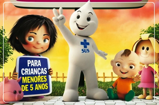 Vacinação contra pólio e sarampo começa no próximo dia 8 de novembro em todo o País