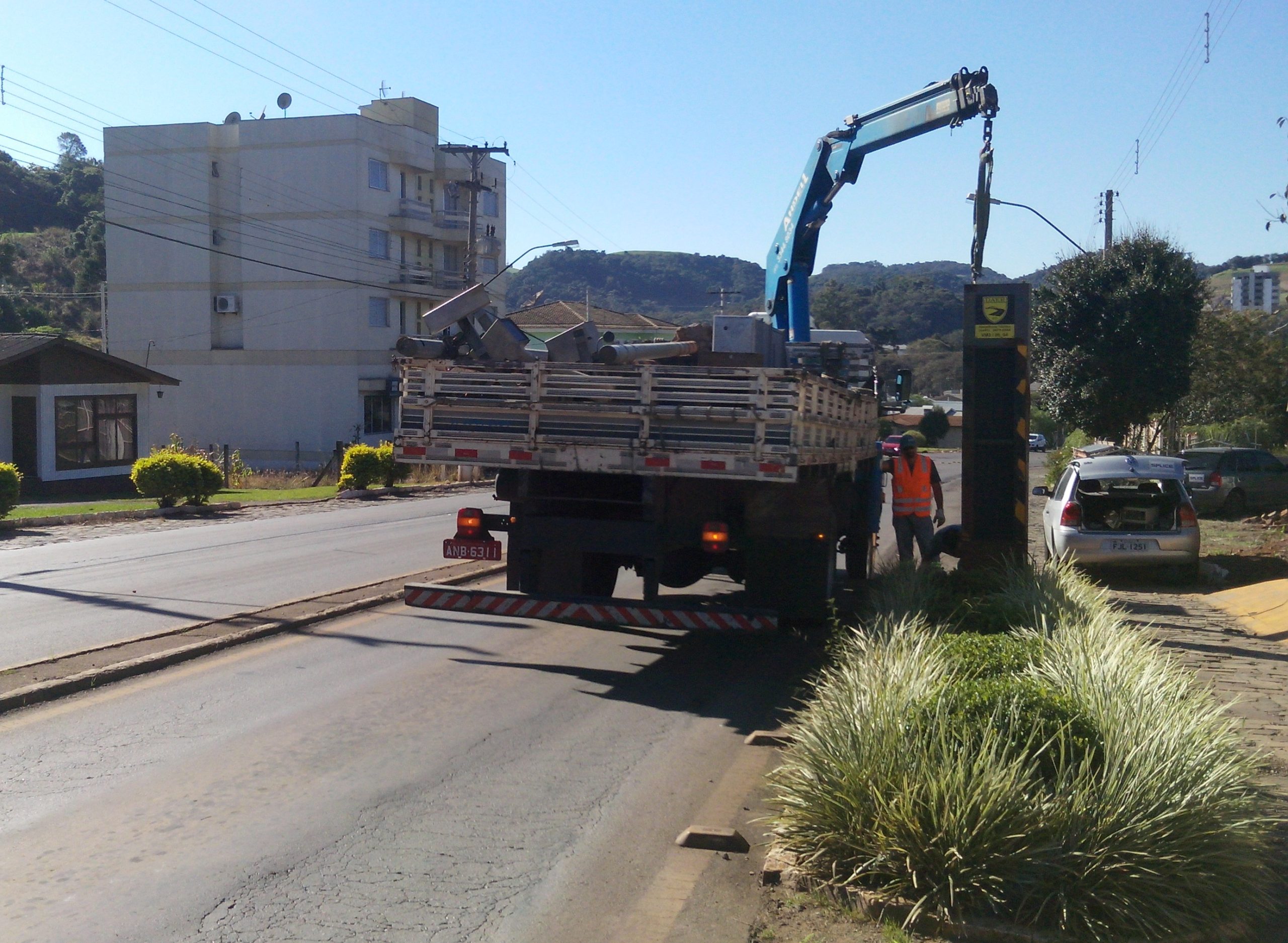 Lombadas eletrônicas foram retiradas da ERS 324, em Vila Maria