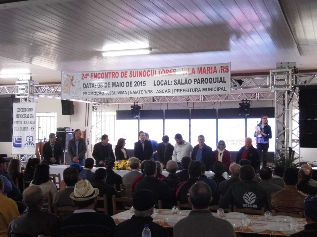 24º Encontro de Suinocultores de Vila Maria foi realizado com sucesso