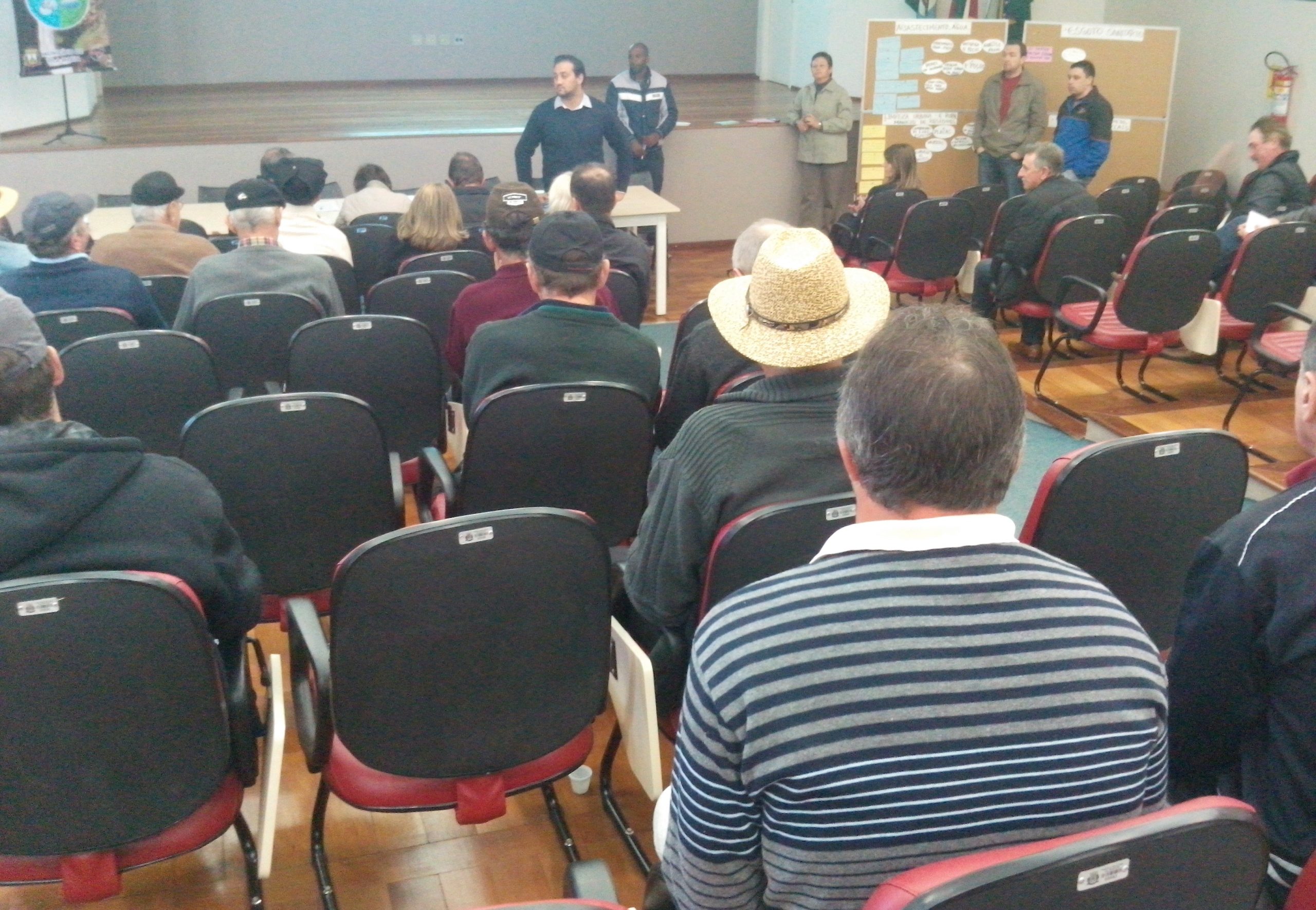 Meio rural de Vila Maria também debateu questões relacionadas ao saneamento básico