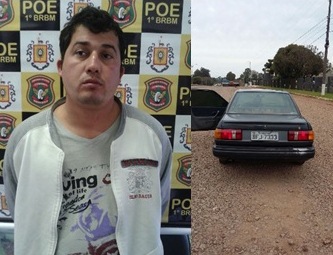 Homem foge de barreira policial