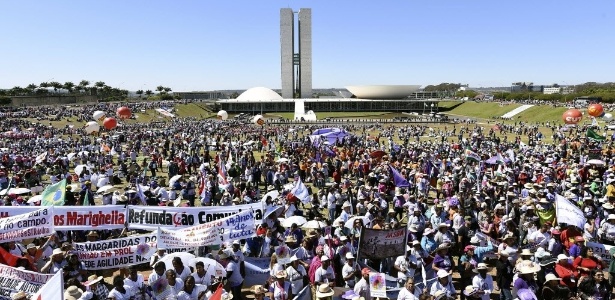 Marcha das Margaridas reuniu em torno de 70 mil mulheres