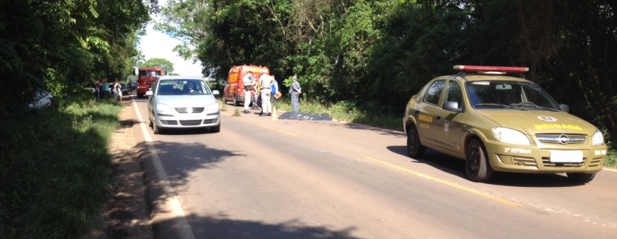 Idosa morre atropelada na ERS 324 entre Vila Maria e Casca