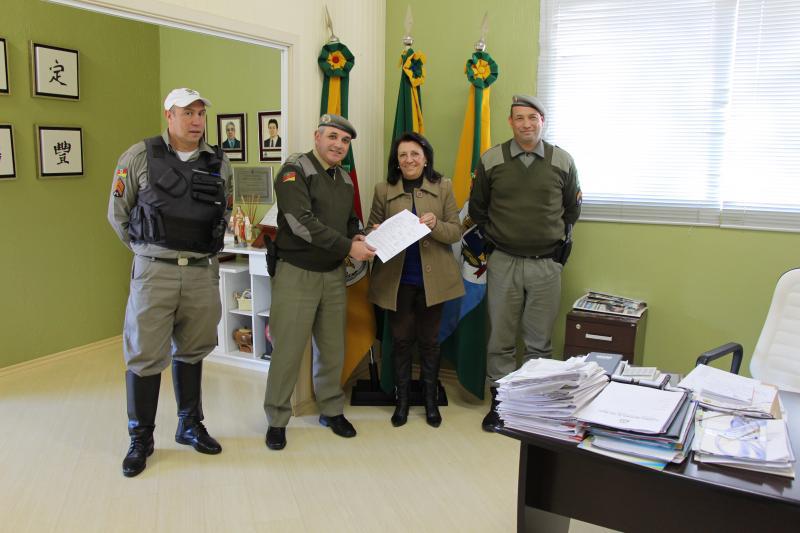 SEGURANÇA: Vila Maria assina aditivo para construção do Quartel da Brigada Militar