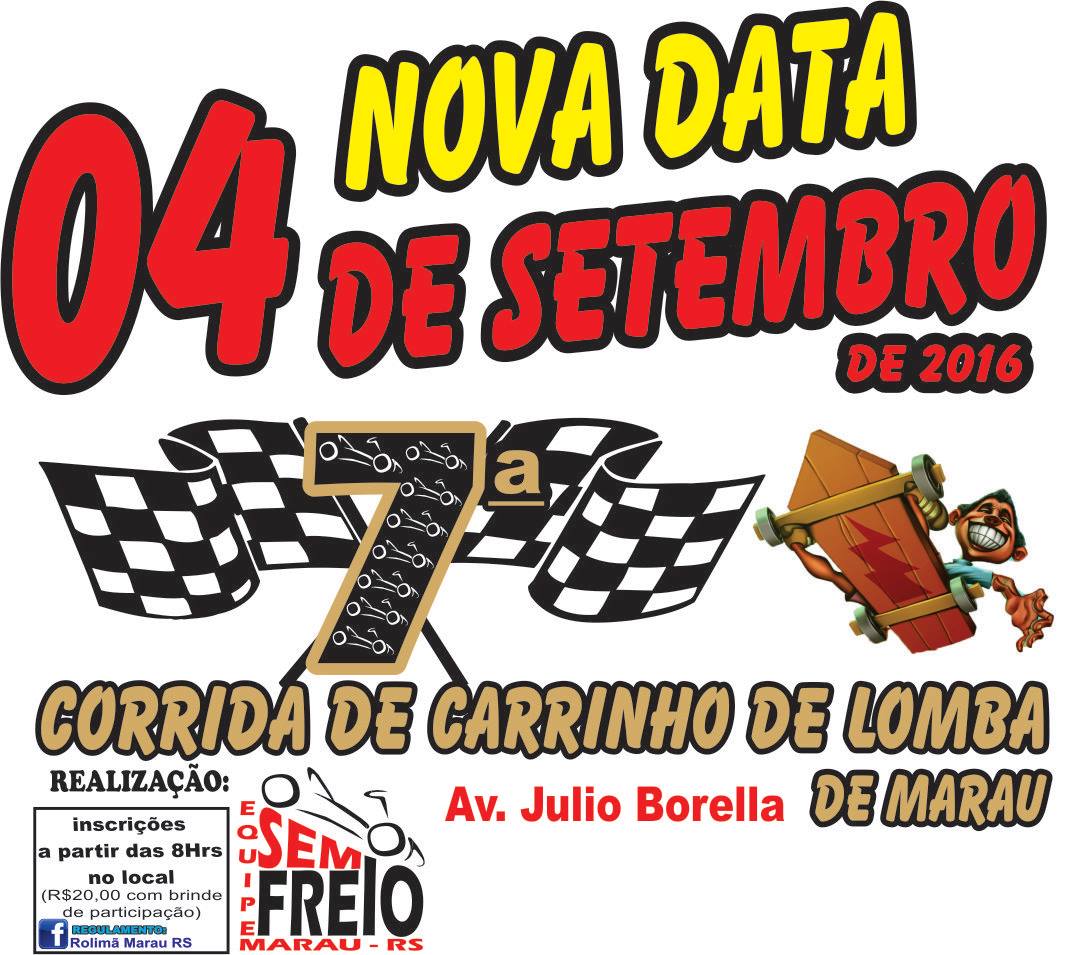 REGIÃO: Remarcada a sétima corrida de Carrinho de Lomba de Marau