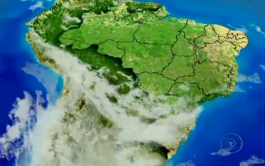 TEMPO: Ciclone avança pelo Estado trazendo chuva e ventos fortes