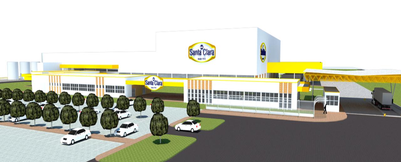 REGIÃO: Inicia construção de Indústria de Laticínios Santa Clara em Casca
