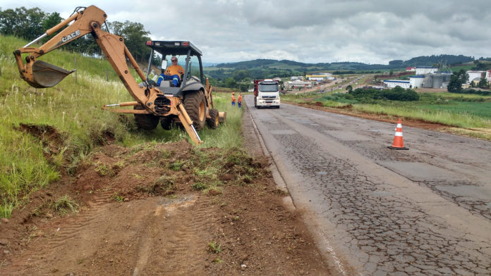 Iniciaram os preparativos para a restauração da ERS 324