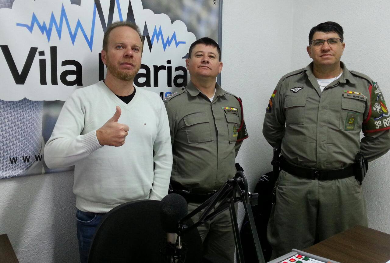 SEGURANÇA: Capitão  Sergio Nogueira Pagliarini faz avaliação do trabalho da Brigada Militar