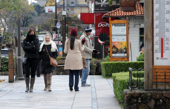 TEMPO: Segunda-feira será de frio intenso em todo o Rio Grande do Sul