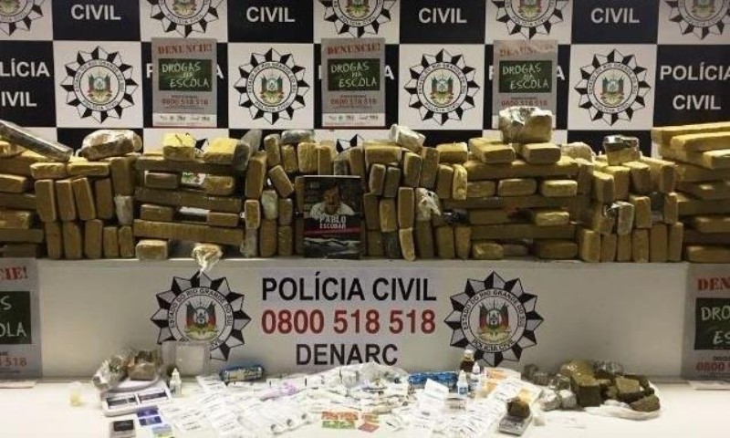 POLÍCIA: Apreensões de drogas no Rio Grande do Sul ultrapassam 11 toneladas em 2017