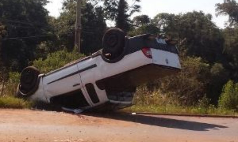 Uma pessoa morreu após capotamento na ERS 324, em Vila Maria