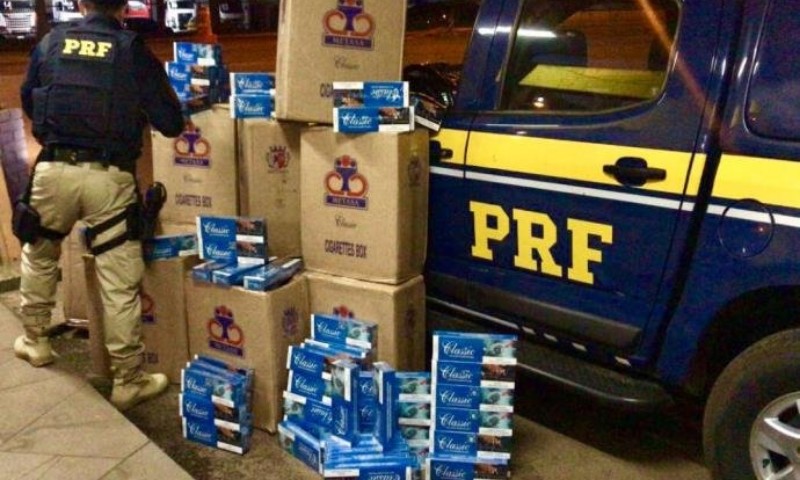 Cinco mil maços de cigarro são apreendidos em Passo Fundo