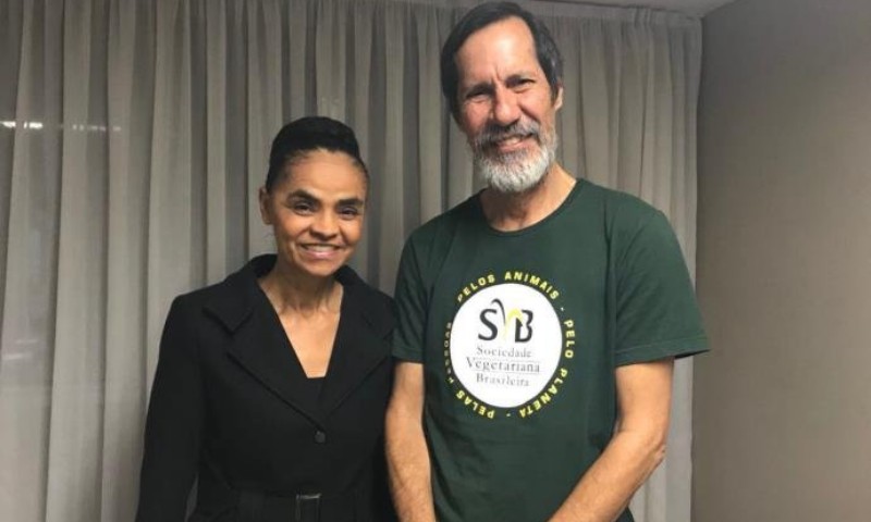 Marina Silva confirma Eduardo Jorge do PV como vice nas eleições