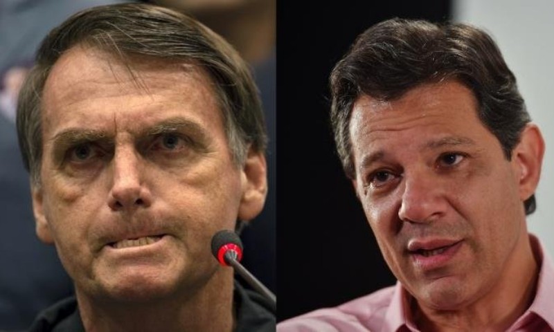 Ibope: Bolsonaro tem 59% dos votos válidos contra 41% de Haddad