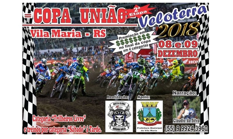 Vila Maria vai sediar 2ª Etapa da Copa União Veloterra