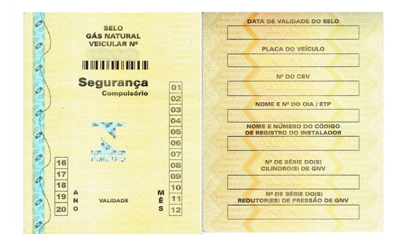 Selo do Inmetro será de porte obrigatório para veículos movidos a GNV no RS