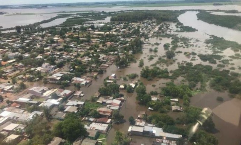 Sobe para 16 o número de cidades atingidas pelas chuvas no RS