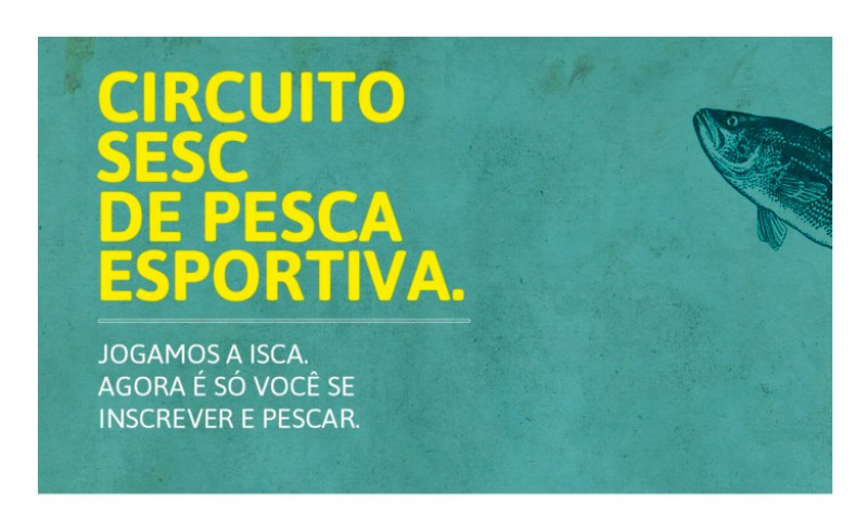 Casca sediará etapa do Circuito Sesc de Pesca Esportiva