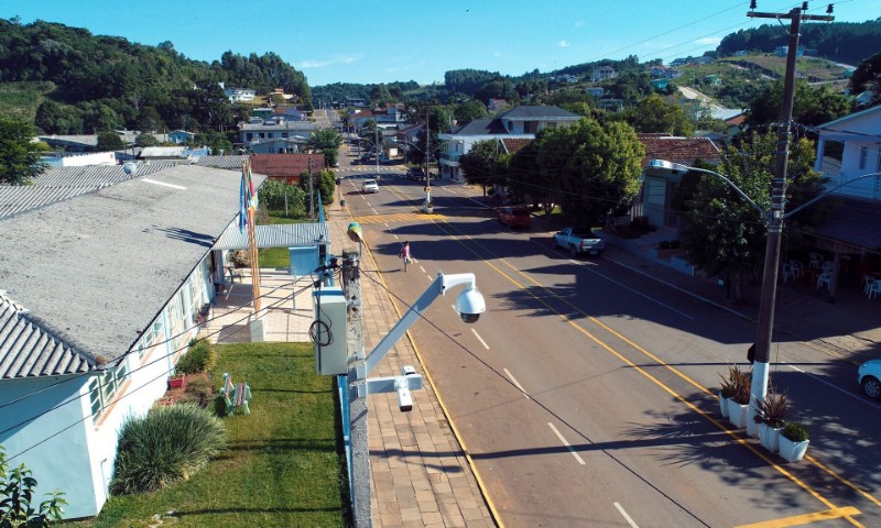 Câmeras de videomonitoramento são instaladas em Santo Antônio do Palma