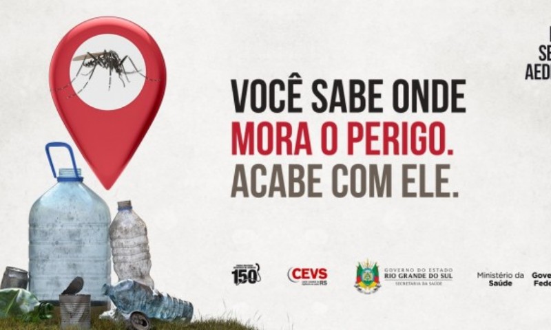 Caso de dengue contraída em Marau é confirmado pela Secretaria Estadual de Saúde