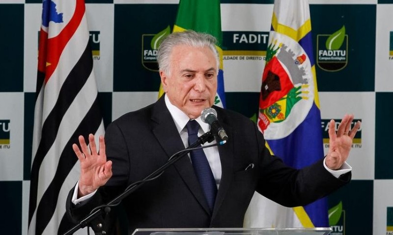 Bloqueio de R$ 8,2 milhões “inviabiliza sustento da família”, diz Temer a juiz
