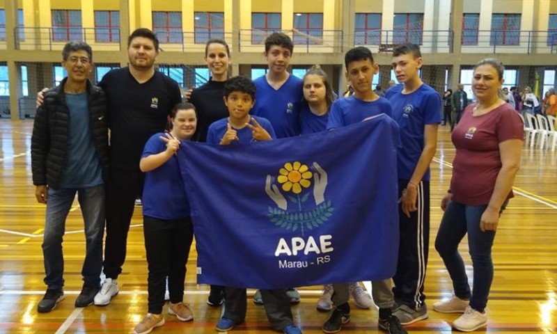 Alunos da APAE de Marau participaram de seletiva para as Paralimpíadas Escolares 2019