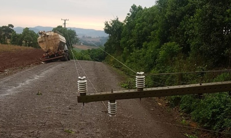 Área de atuação da Coprel é atingida por fortes chuvas e temporais