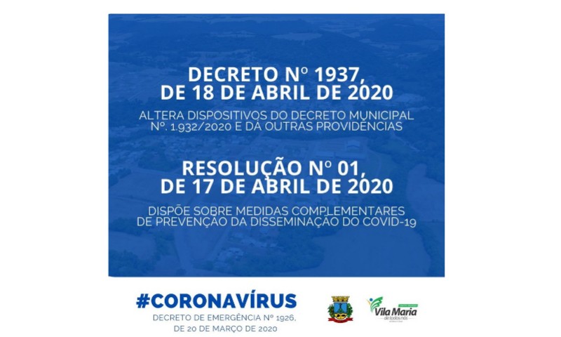 Prefeitura de Vila Maria orienta a não abertura, mas publica orientações ao comércio local