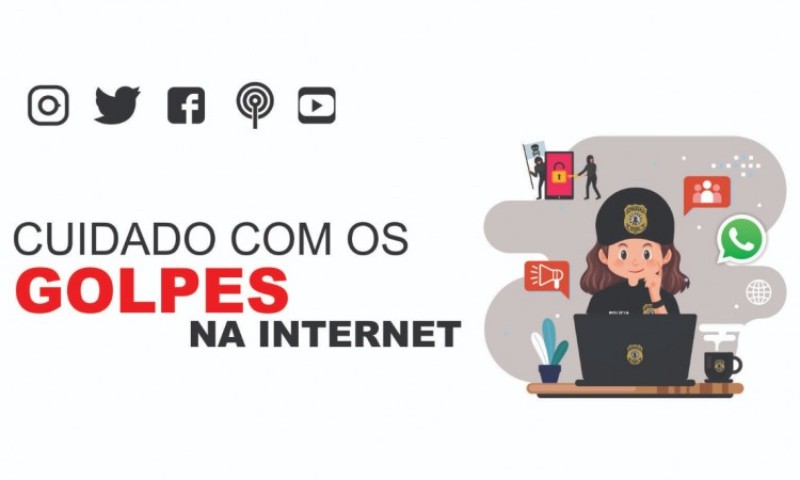 Polícia Civil lança cartilha sobre golpes na internet