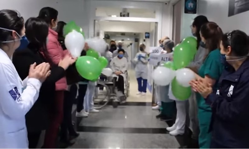 COVID-19:  HCR Marau comemora centésima alta do isolamento