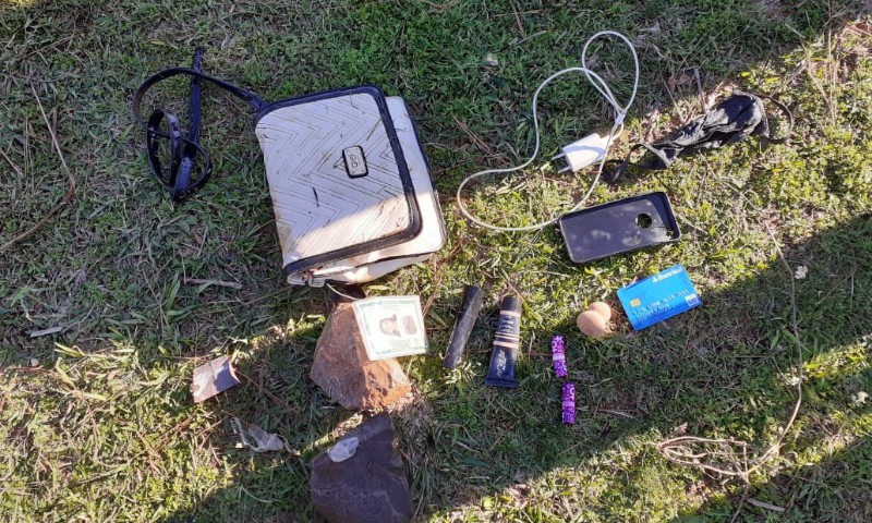 Polícia Civil e Corpo de Bombeiros encontram pertences de Paula Perin Portes