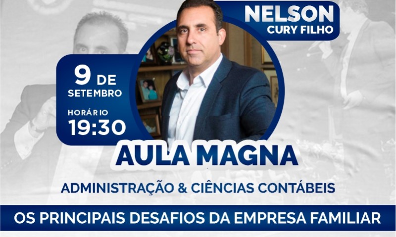 Nelson Cury Filho ministrará Aula Magna Virtual na Faculdade CESURG Marau