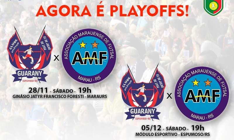 Definidas datas dos confrontos entre AMF e Guarany