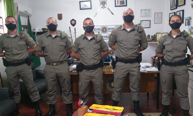 Brigada Militar conta com mais cinco policiais