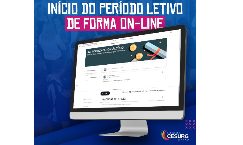 CESURG Marau inicia período letivo de forma on-line
