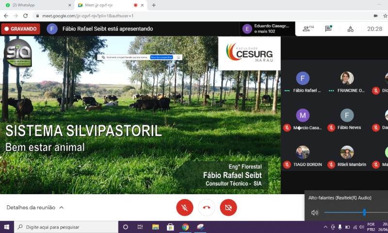 Cesurg Marau: Curso de Agronomia realiza webinar ILPF “Um universo de vantagens”