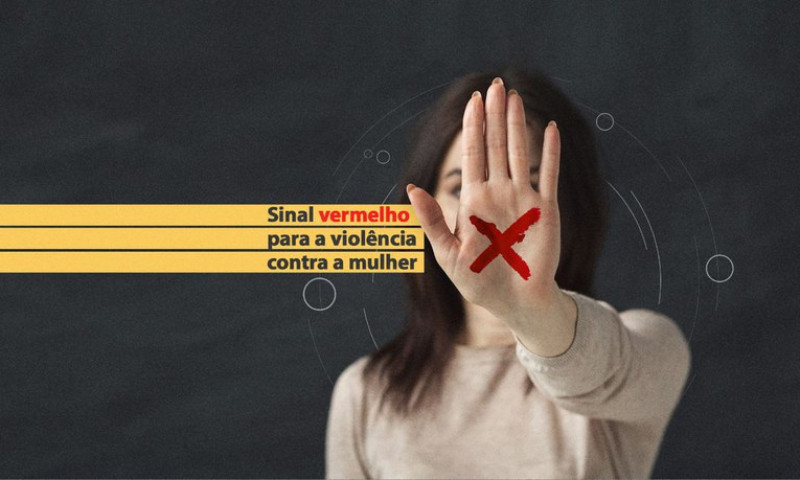 Sancionada lei do Sinal Vermelho contra violência doméstica