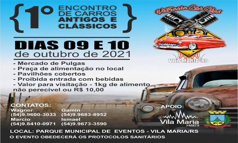 EVENTO: Vila Maria terá encontro de carros antigos e clássicos