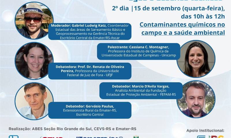 5º Seminário Água e Saúde: Químicos na Água e Desafios Técnicos