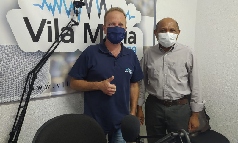 Diretor/Gestor da Fabe Marau, Edemilson Brandão esteve na Rádio Vila Maria FM