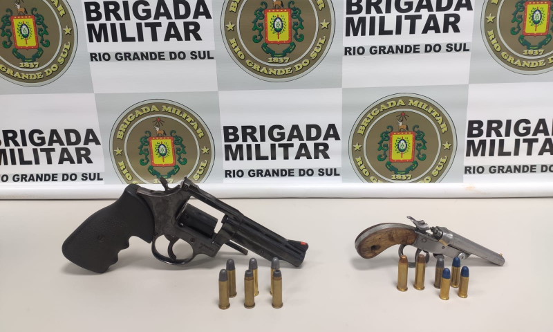 POLÍCIA: Brigada Militar de Vila Maria realiza prisão por porte ilegal de arma de fogo