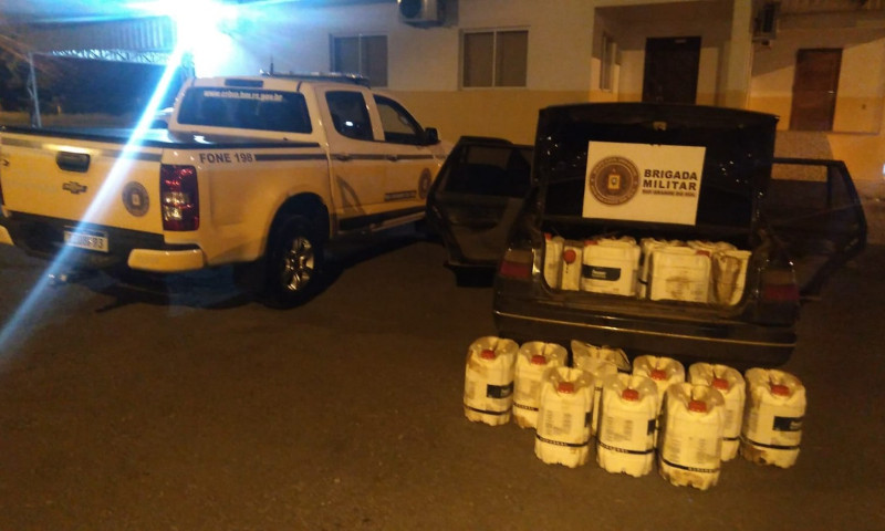 1º BRBM prende homem com agrotóxicos contrabandeados da Argentina