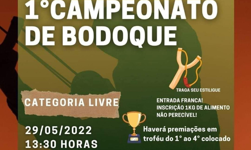 REGIÃO: Município de Ernestina promove o 1º Campeonato de Bodoque