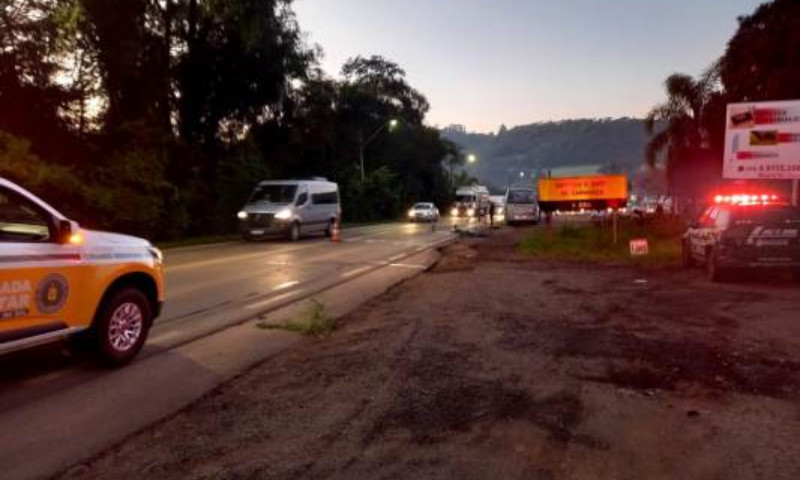 Atropelamento com morte foi registrado na ERS 324, entre Marau e Vila Maria