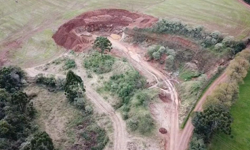 Com o uso de drone, 3° BA da BM de Carazinho, flagraram crimes ambientais em Ernestina