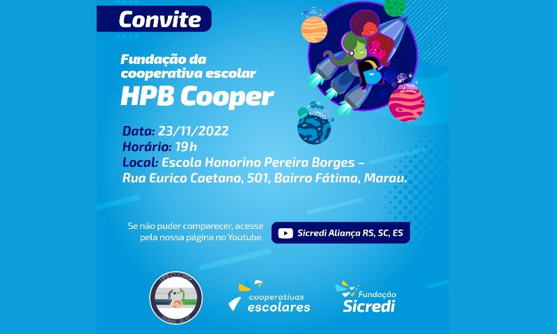 Primeira Cooperativa Escolar de Marau vai ser fundada na próxima quarta-feira