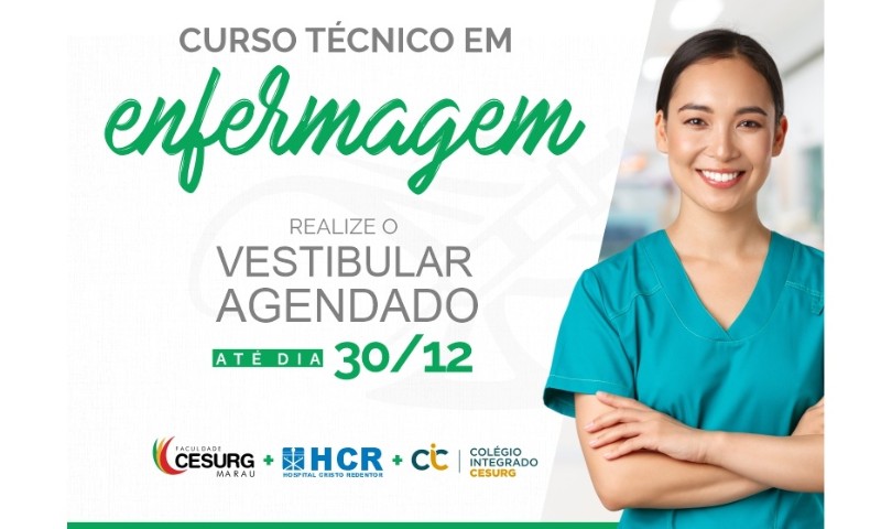 Colégio Integrado CESURG abre inscrições para o curso Técnico em Enfermagem