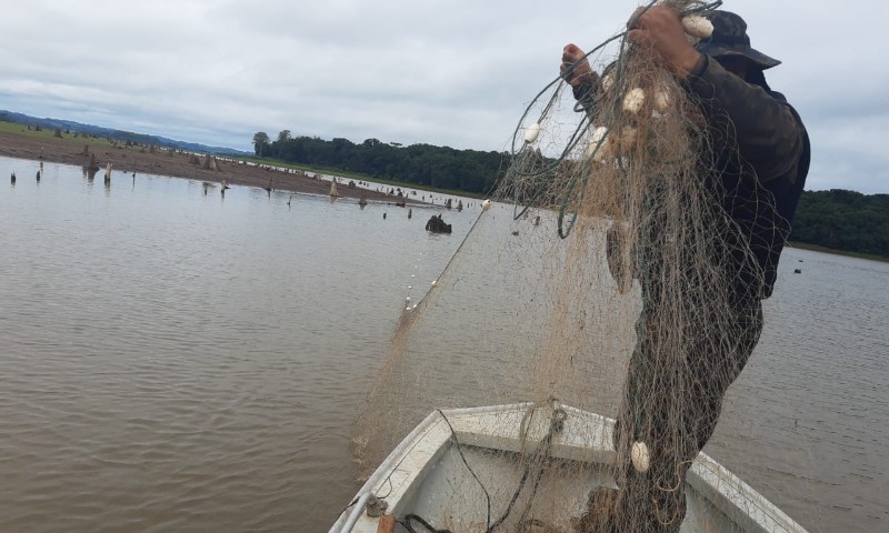 3° Batalhão Ambiental da Brigada Militar apreende 7.400 metros de materiais utilizados em pesca predatória
