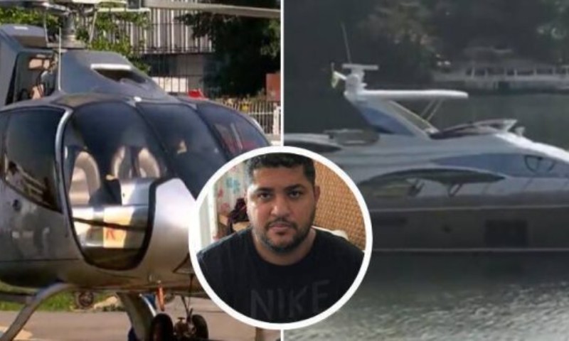 Justiça manda devolver helicóptero de R$ 7 milhões, lancha e mansão a um dos principais chefes do PCC